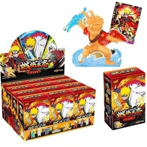 KAYOU Naruto Collection Trading Cards Rubber Doll Anime Uzumaki Figure